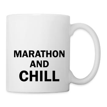 Triathlon Swim Bike Run Marathon - Tasse - Weiß - Rechts