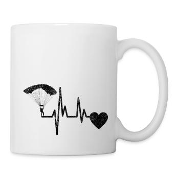 Parapente Parapente Parachutisme - Mug blanc - blanc - Droite
