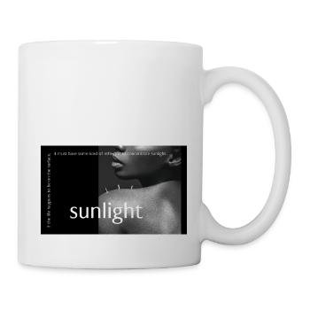Tu es ma lumière du soleil - Mug blanc - blanc - Droite