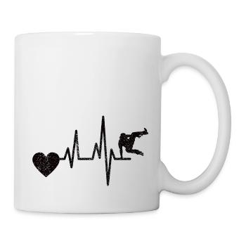 Parkour Läufer Extremsport Geschenk Parkourläufer - Tasse - Weiß - Rechts
