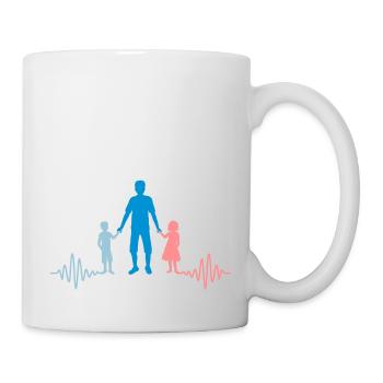 Pulse 2 Enfants Papa - Mug blanc - blanc - Droite