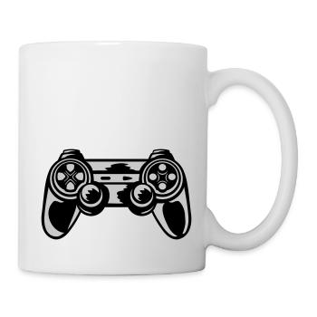 Konsole Retro Controller Gamer - Tasse - Weiß - Rechts
