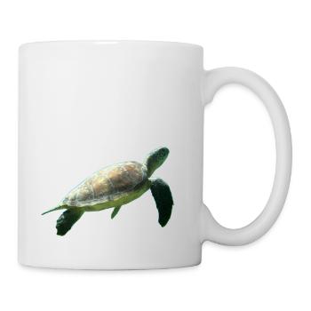 Tortue - Mug blanc - blanc - Droite
