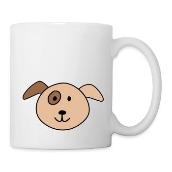 Cute dog - Tasse - Weiß - Rechts