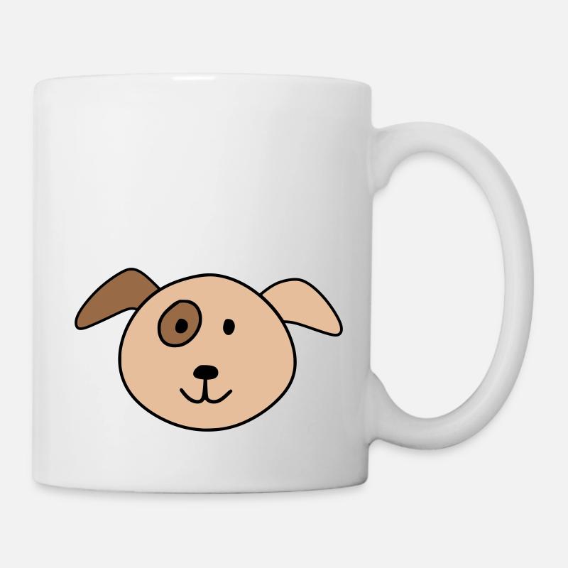 Chien mignon - Mug blanc - blanc