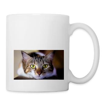 le chat au doux regard - Mug blanc - blanc - Droite