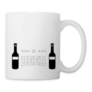 Bière - Mug blanc - blanc - Droite