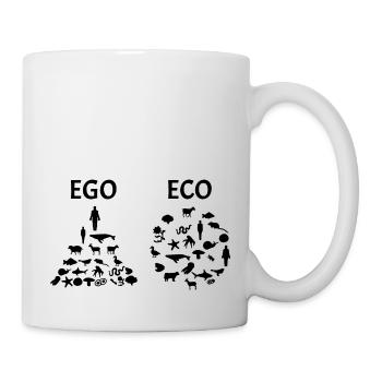 Vegan. - Mug blanc - blanc - Droite