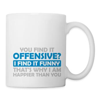 You find it offensive - Mug - white - Right
