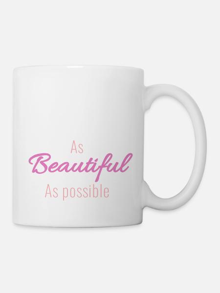 As beautiful as possible - Mug - white