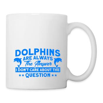 Dolphin Dolphin Lover Animal Dolphins Gift - Mug - white - Right