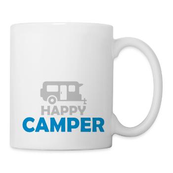 Happy Camper Motorhome Driving - Mug blanc - blanc - Droite