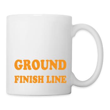 If Found On Ground Please Drag Across Finish Line4 - Tasse - Weiß - Rechts