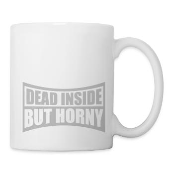 dead inside but horny - Mug - white - Right