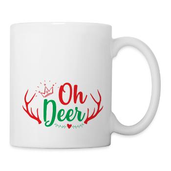Oh deer - Christmas humor - Mug - white - Right