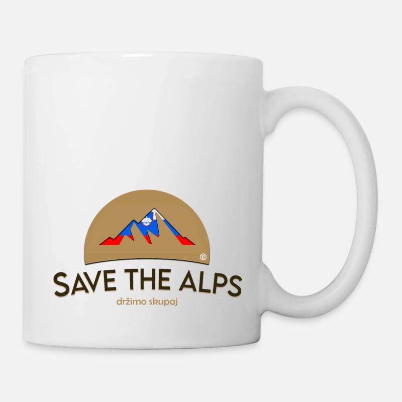 Sauvez les Alpes Slovenija - Mug blanc - blanc