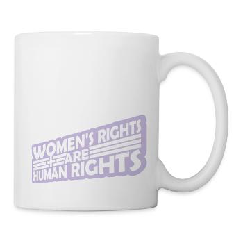 womens rights feminist quote - Mug - white - Right