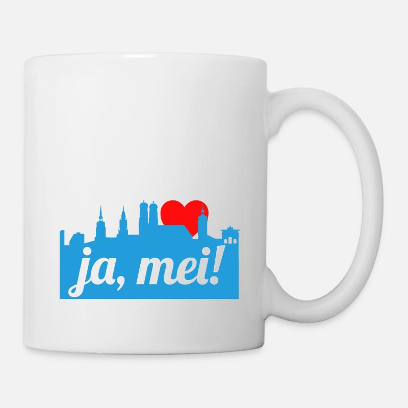 Ja mei! - Tasse - Weiß