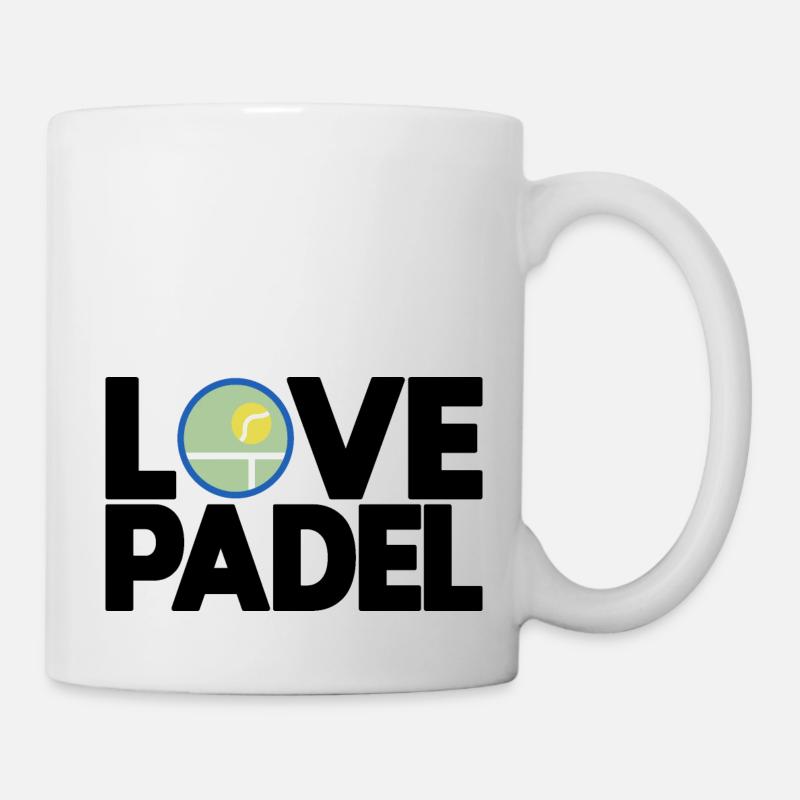 Padel - Gift for padel lover - Mug - white