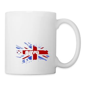 god save the queen - Reine d'angleterre - Mug blanc - blanc - Droite
