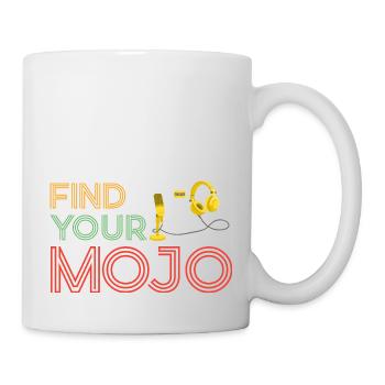 Finden Sie Ihre Mojo Colourful Violet Pink Retro Schriftart - Tasse - Weiß - Rechts