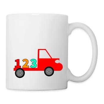 camion - Mug blanc - blanc - Droite