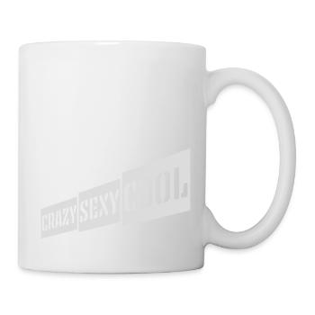 crazy sexy cool Design - Tasse - Weiß - Rechts