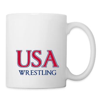 USA Wrestling - National Colors - United States - Mug - white - Right