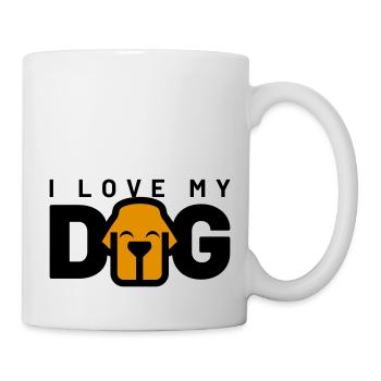 I LOVE MY DOG - Tasse - Weiß - Rechts