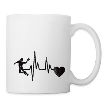 Handballverein Handball Handballspieler Handballer - Tasse - Weiß - Rechts