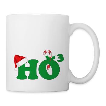 HOHOHO Noël HO Hoch 3 concours de noël - Mug blanc - blanc - Droite