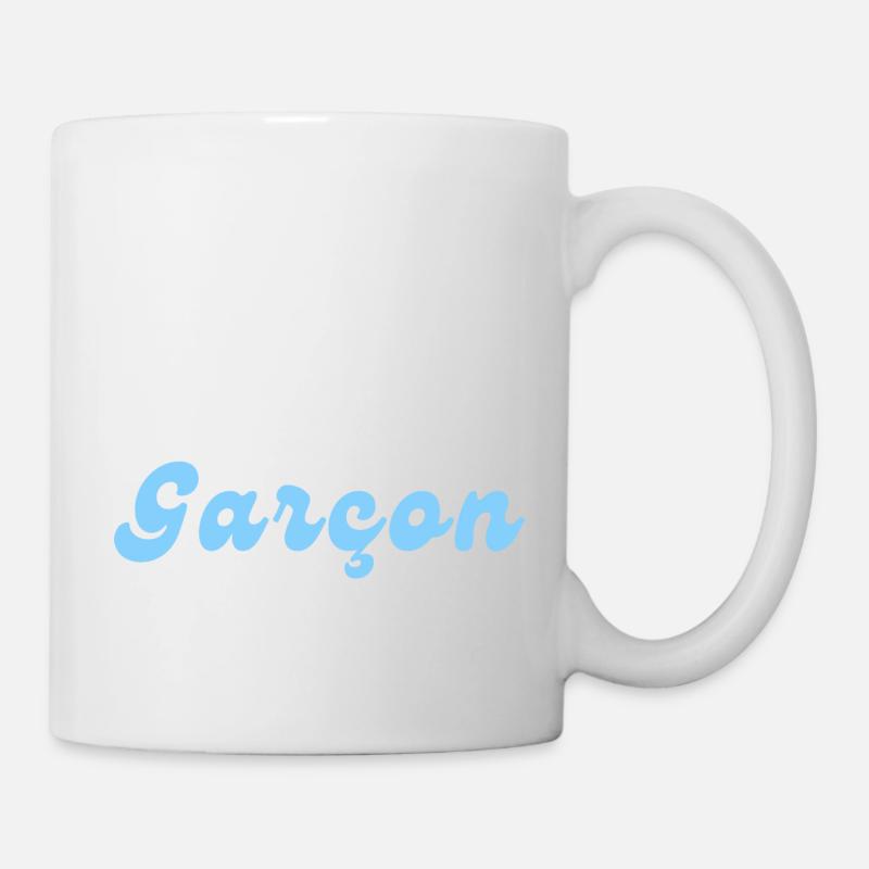C'est un garçon-annonce grossesse - Mug blanc - blanc