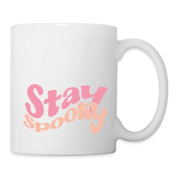 Halloween PNG PINK STAYSPOOKY - Mug - white - Right