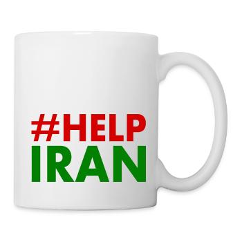 Help iran - Mug - white - Right