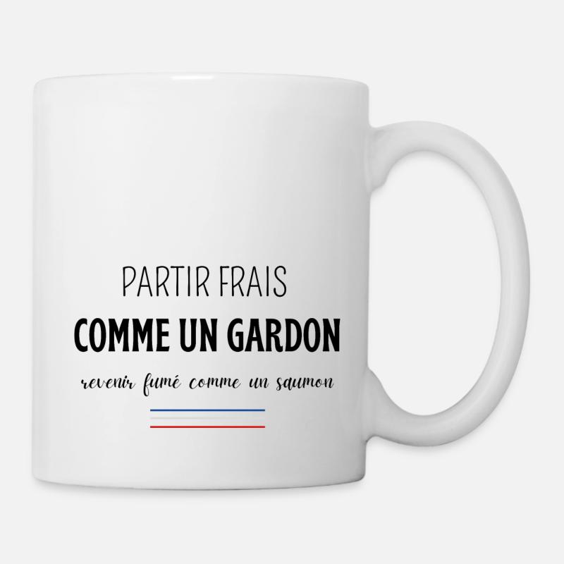 Partir frais comme un gardon - Mug blanc - blanc