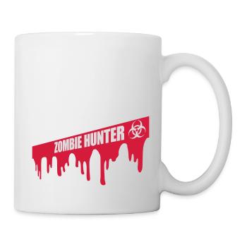 zombie hunter Halloween Quote - Mug - white - Right