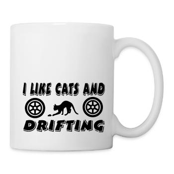 Auto - Tasse - Weiß - Rechts