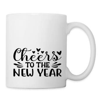 Vive la nouvelle année - Mug blanc - blanc - Droite