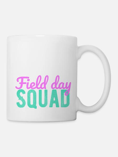 Équipe de jour sur le terrain - Mug blanc - blanc