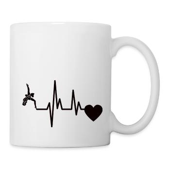 Cheerleaderin Geschenk Cheerleading Cheerleader - Tasse - Weiß - Rechts