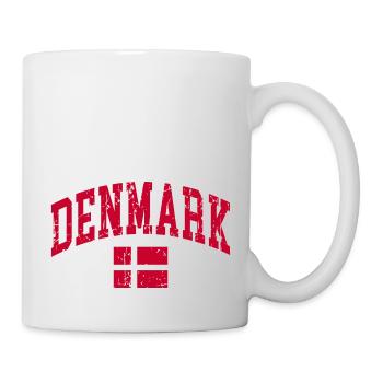 Drapeau du Danemark - Mug blanc - blanc - Droite