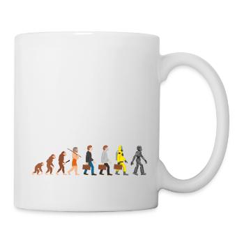Evolution sieht es nicht gut aus - Tasse - Weiß - Rechts
