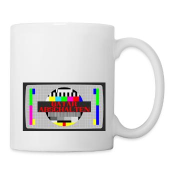 BOYKOTT KATAR QATAR ABSCHALTEN - Tasse - Weiß - Rechts