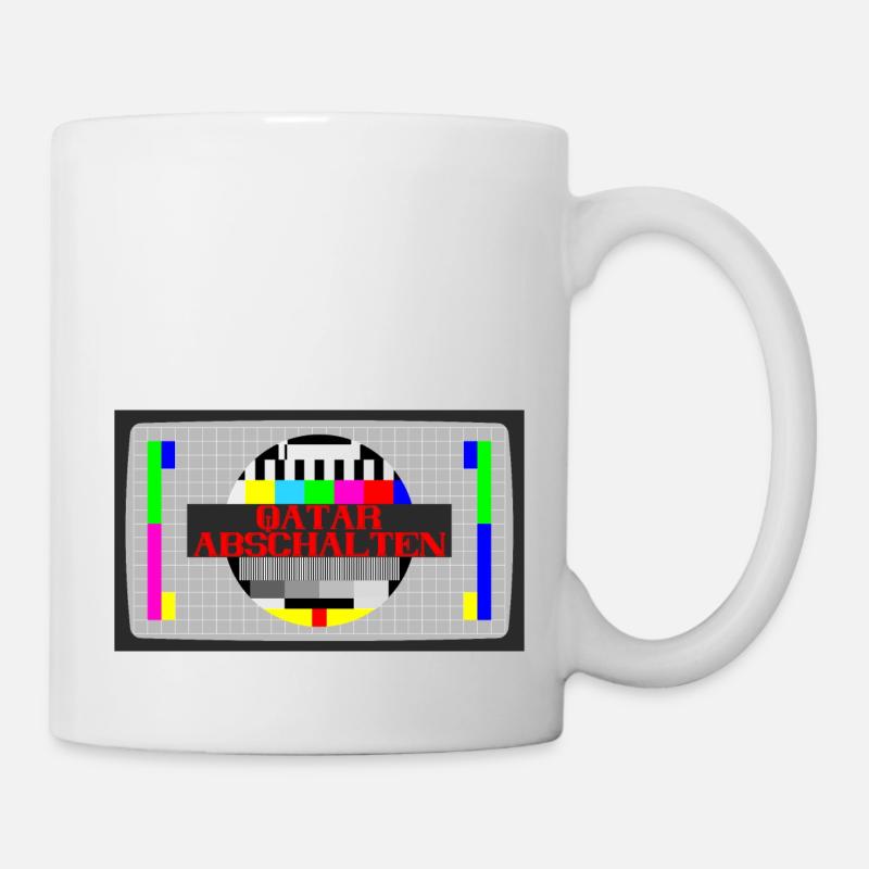 BOYKOTT KATAR QATAR ABSCHALTEN - Tasse - Weiß