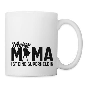 Meine Mama ist eine Superheldin - Tasse - Weiß - Rechts