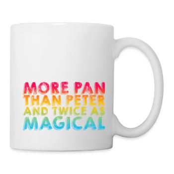 More Pan Than Peter And Twice As Magical 3 - Tasse - Weiß - Rechts