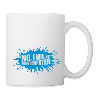 not fix your computer - Mug - white - Right
