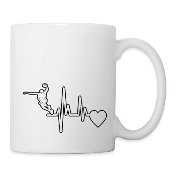 Club de basket-ball Joueurs de basket-ball Amateurs de basket-ball - Mug blanc - blanc - Droite