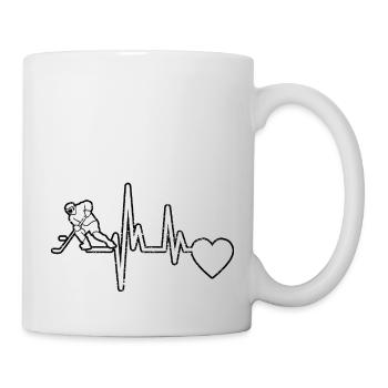 Eishockey Wintersport Eishockeyteam Geschenk - Tasse - Weiß - Rechts
