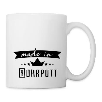 Made in Ruhrpott - Tasse - Weiß - Rechts